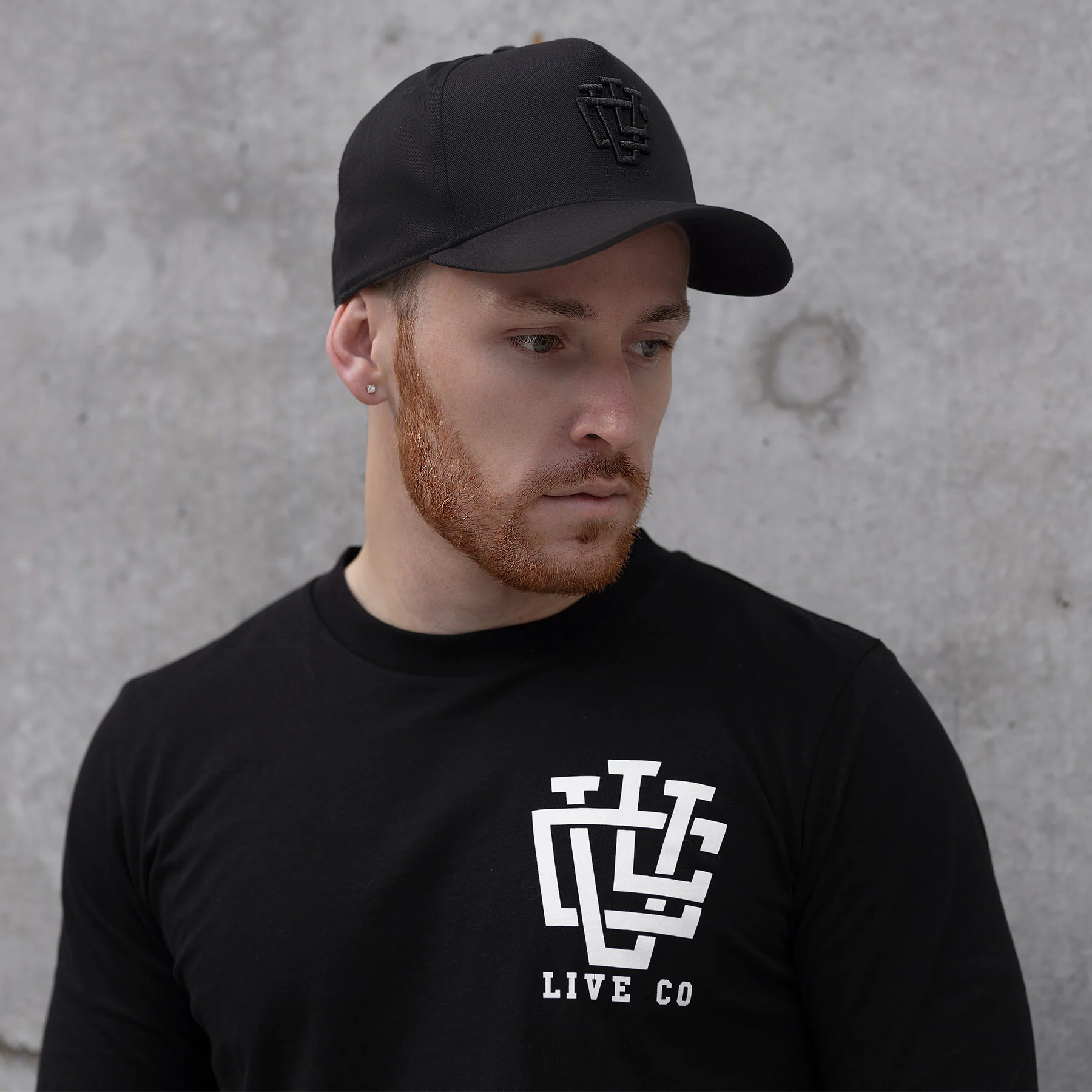 LVCO "Blk on Blk" A-Frame Snapback - Image 3