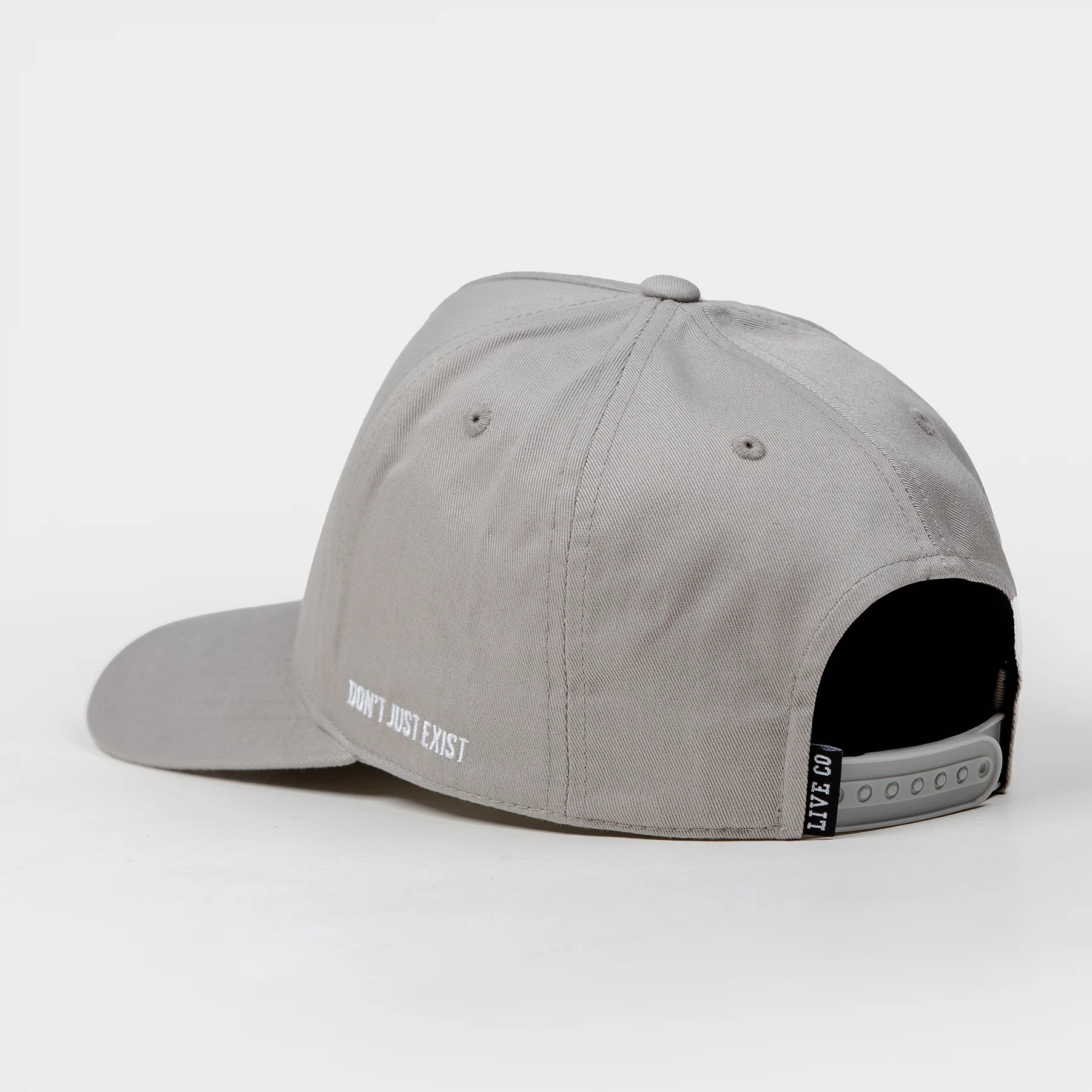 Live Co. "Grey Signature Series" A-Frame Snapback - Image 3