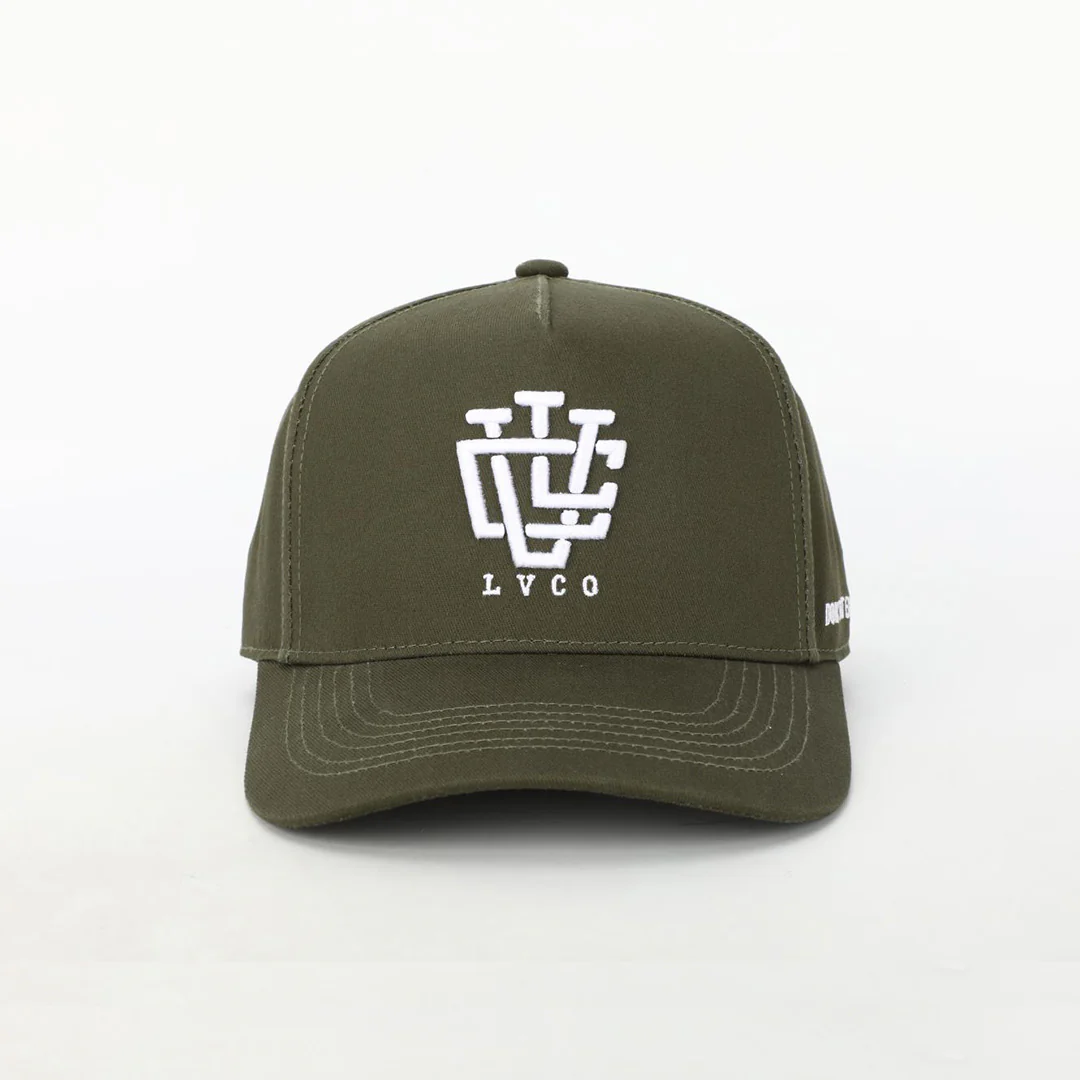 LVCO "Khaki White" A-Frame Snapback - Image 3