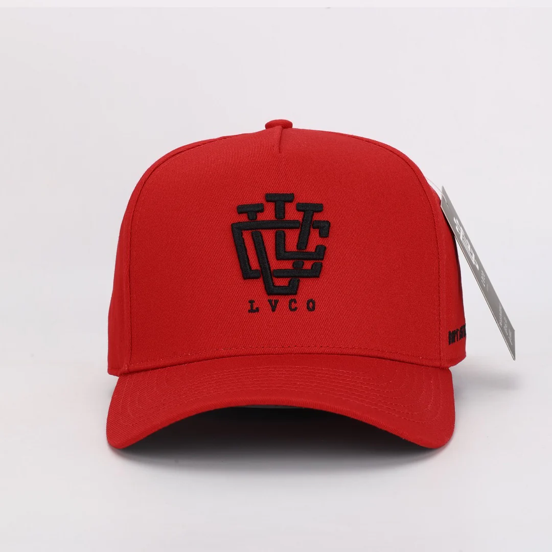 LVCO Midnight Red A-Frame Snapback - Image 3
