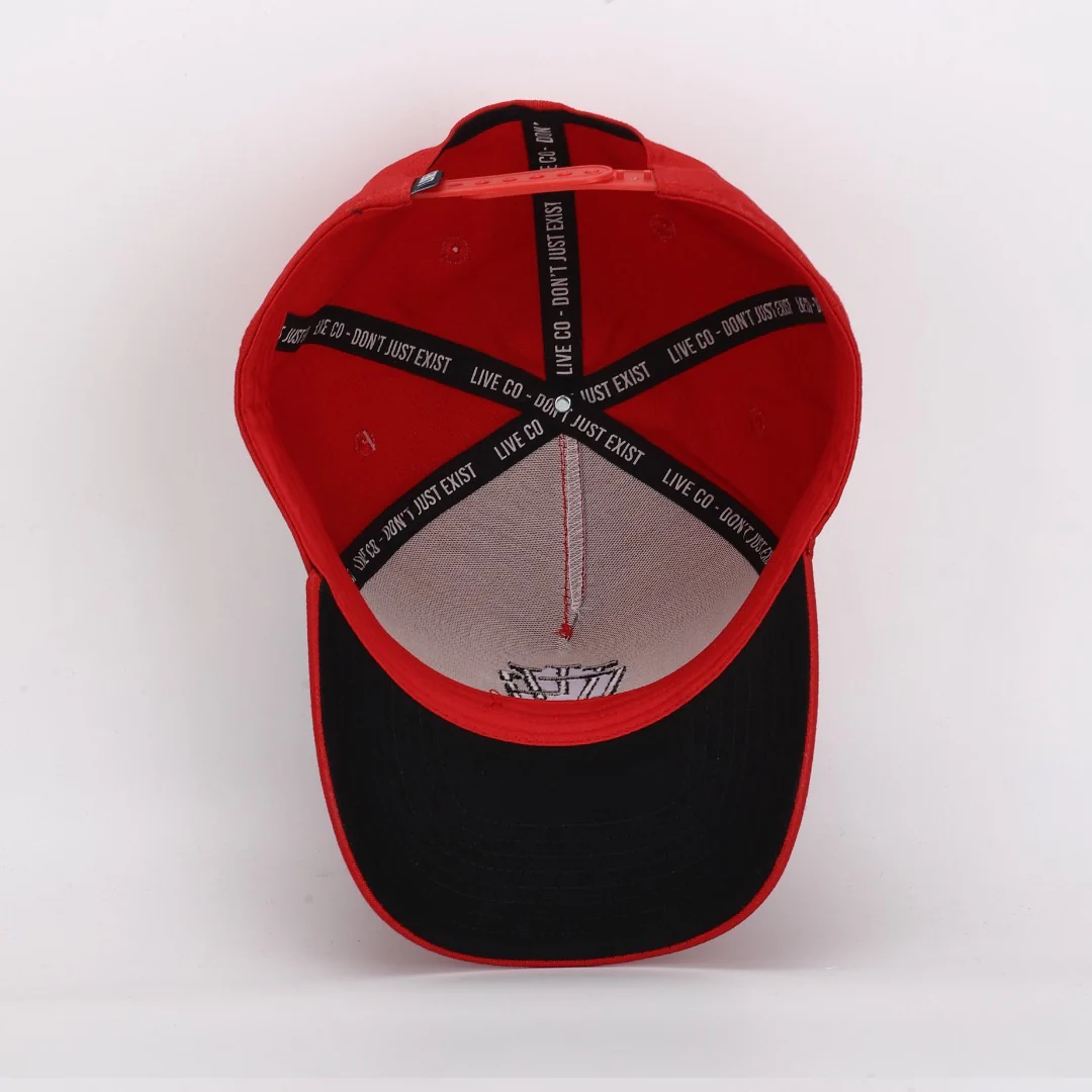 LVCO Midnight Red A-Frame Snapback - Image 5