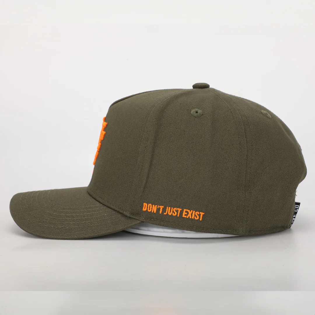 LVCO "Khaki Blaze" A-Frame Snapback - Image 3