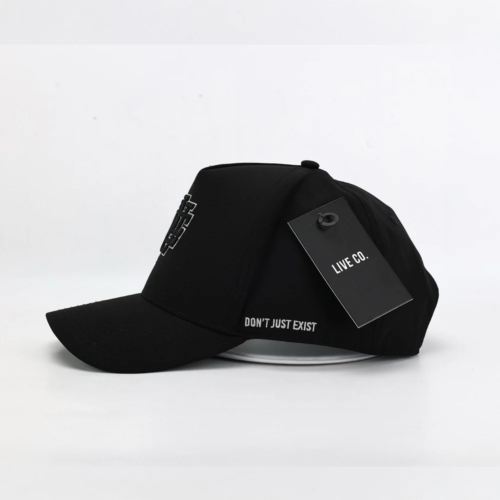 LVCO Black Water-Resistant A-FRAME LVCO SNAPBACK - Image 2